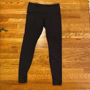 Lululemon Black leggings mid rise size 8